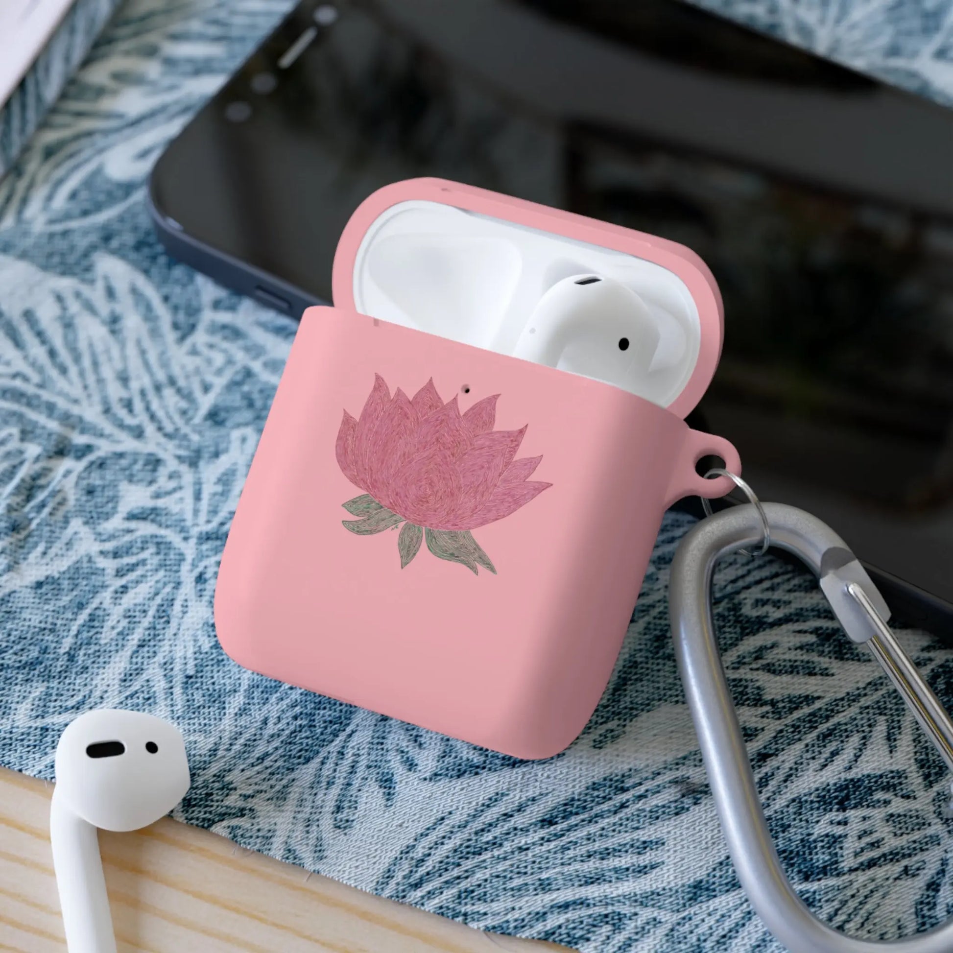 Lotus AirPods and AirPods Pro Case Cover Printify