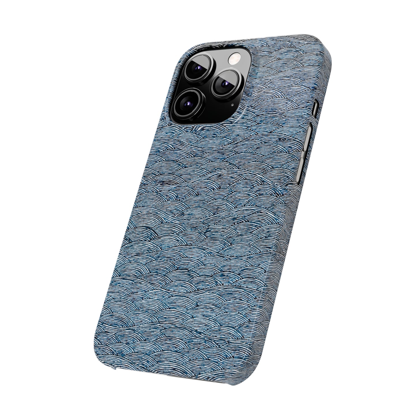 Waves Glossy Phone Case Printify