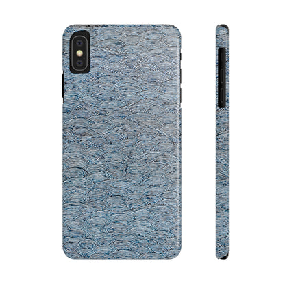 Waves Glossy Phone Case Printify