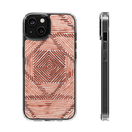 Ambered Frames Clear Phone Case Printify